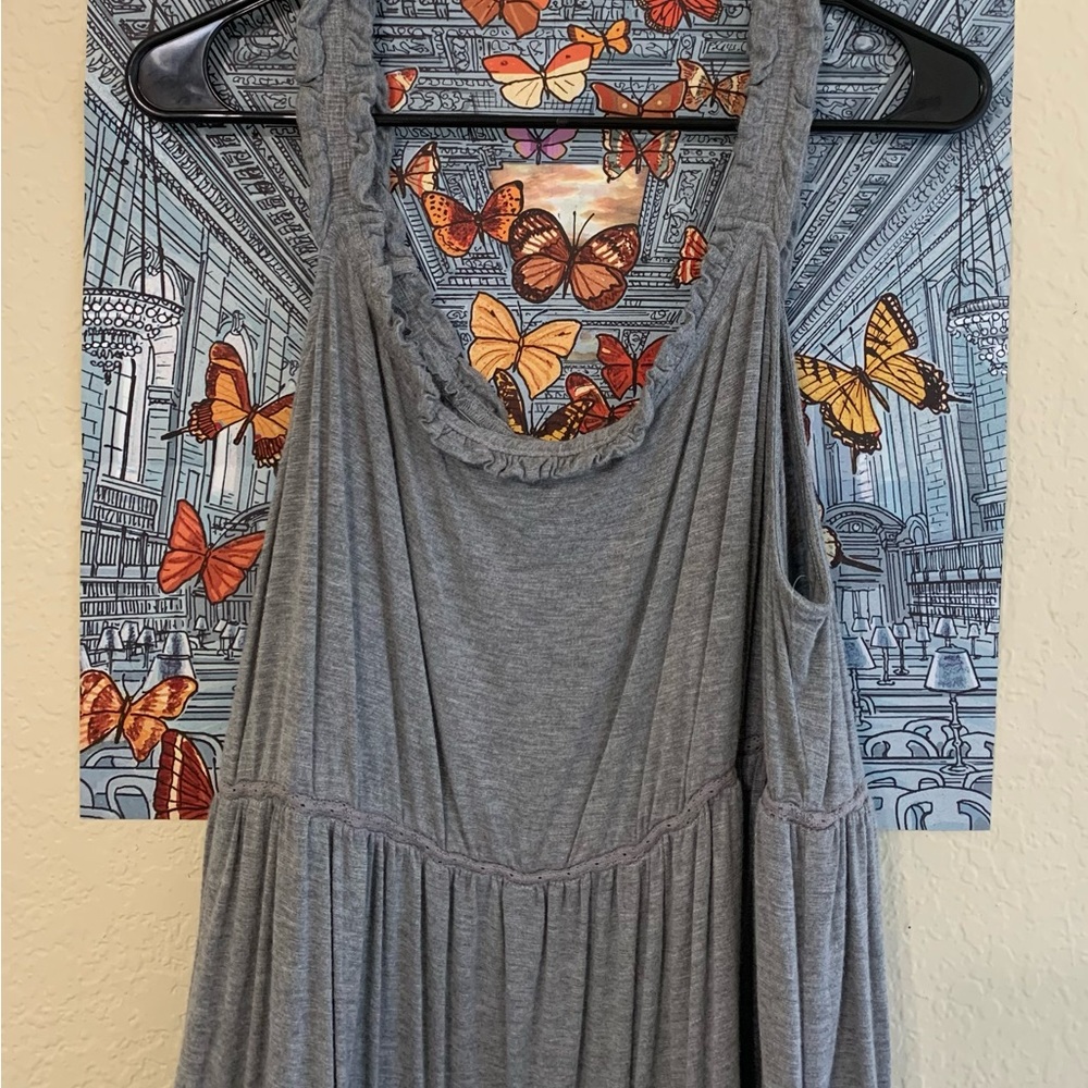 Torrid Plus-Size Gray Supersoft Knits Tank Top